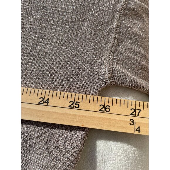 French Connection Womens Metallic Shimmer Pullover Sweater M Corpcore Y2K Preppy - Picture 3 of 9